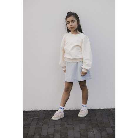 Little stretch denim stripe skirt Kleding Rokjes