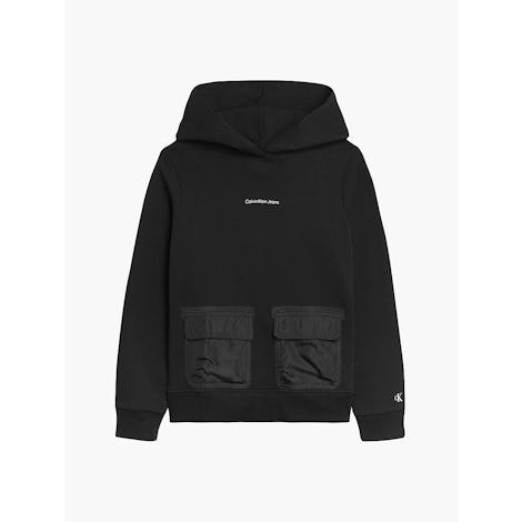 mix media utility hoodie Kleding Hoodies