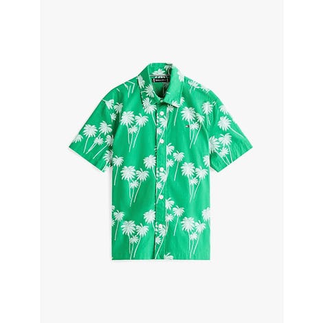 Casual shirt stretch poplin print Kleding Overhemden