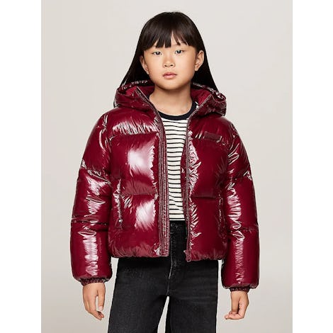 New York glossy puffer jacket Kleding Jassen