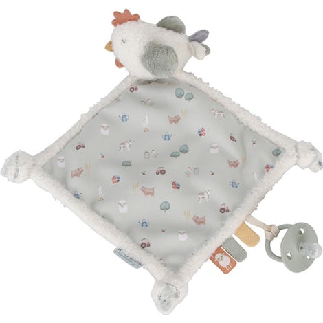 Knuffeldoekje kip Little Farm Babyproducten Kadootjes