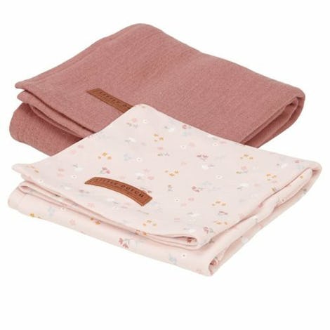 Swaddle doek 70 x 70 - Pure Pink Blush/ Babyproducten Hydrofiel