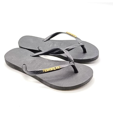 HAV. SLIM LOGO METALLIC Schoenen Slippers